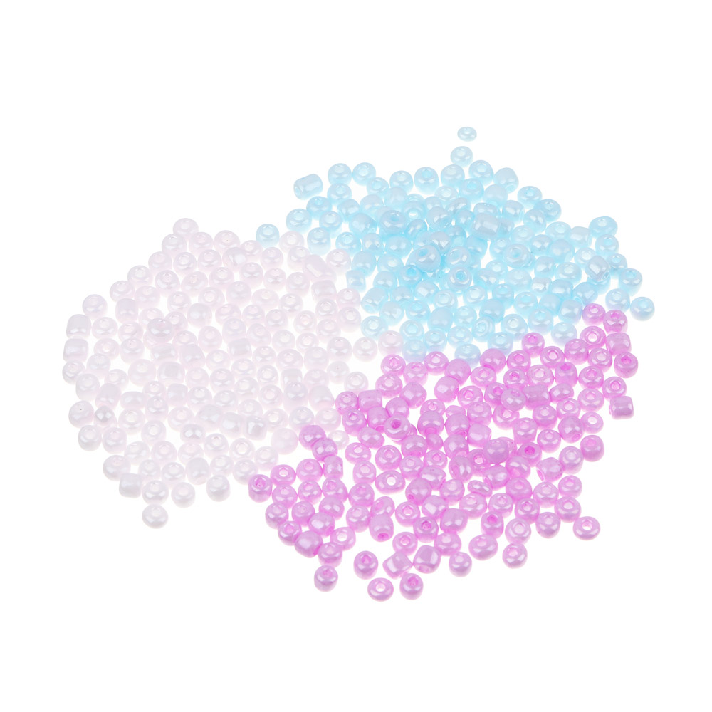 Набор бисера для творчества, 3x10гр, пластик, 4 цвета, арт.№ 366-237