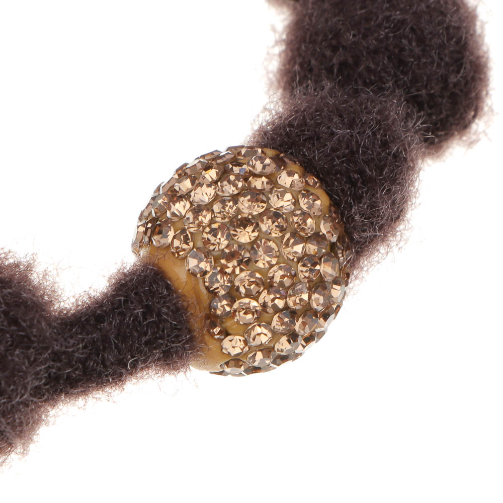 ЮНИLOOK Резинки для волос 2 шт, d6,5см, полиэстер, пластик, 4 цветовых сочетания, ACS-121, арт.№ 322-066