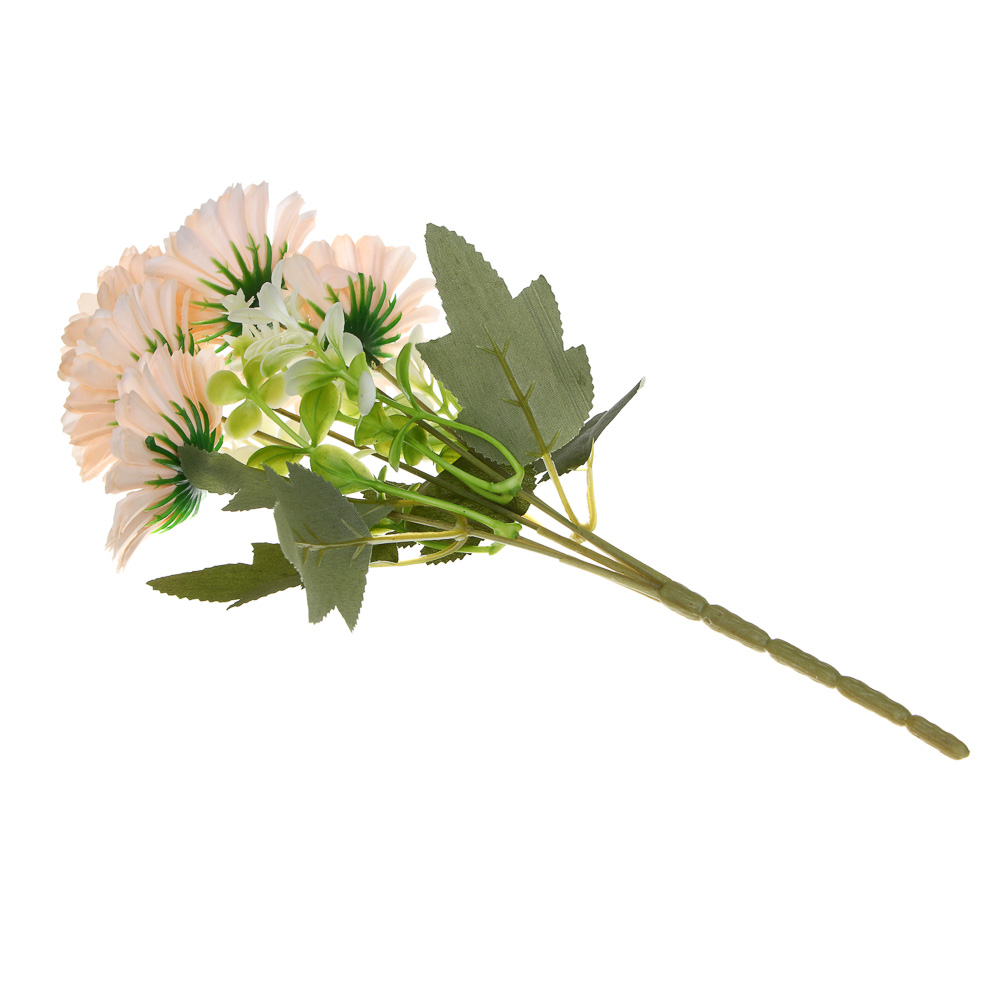 LADECOR Букет искусственных цветов ромашки, 29 см, ткань, пластик, железная проволока, 4 цвета, арт.№ 535-215