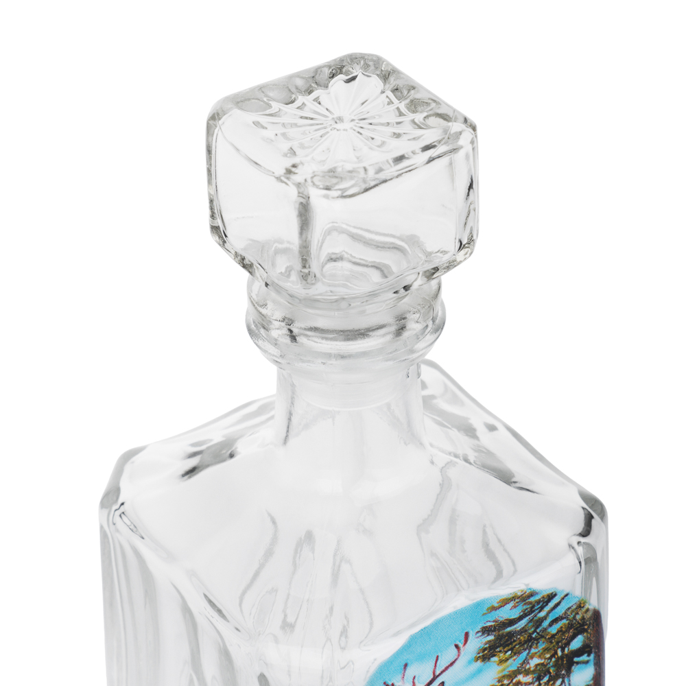 Набор Охота штоф 0,5л + стопки 50мл 6шт, стекло, с декором, арт.№ 878-736