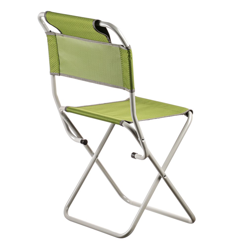 Стул туристический тм РУССО ТУРИСТО, со спинкой, до 100кг, высота 45см, сталь, d19 мм, арт.№ 121-089