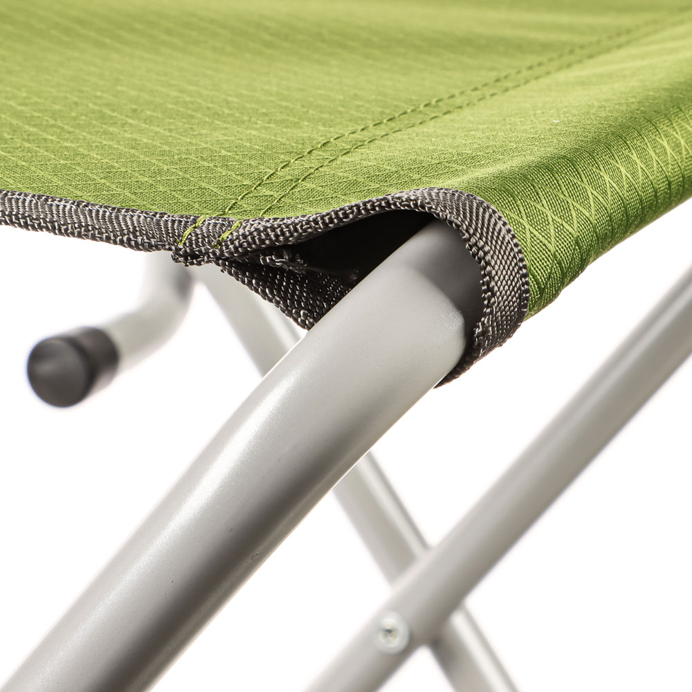 Стул туристический тм РУССО ТУРИСТО, со спинкой, до 100кг, высота 45см, сталь, d19 мм, арт.№ 121-089