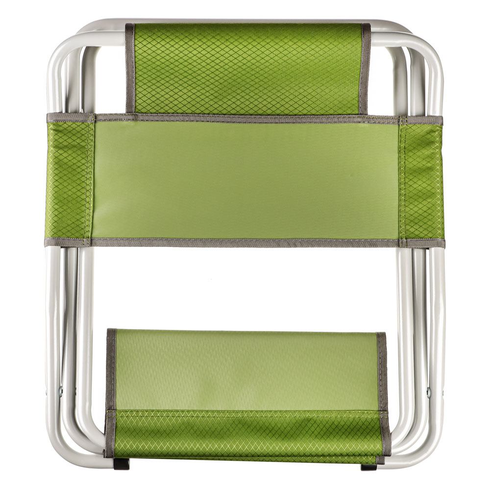 Стул туристический тм РУССО ТУРИСТО, со спинкой, до 100кг, высота 45см, сталь, d19 мм, арт.№ 121-089