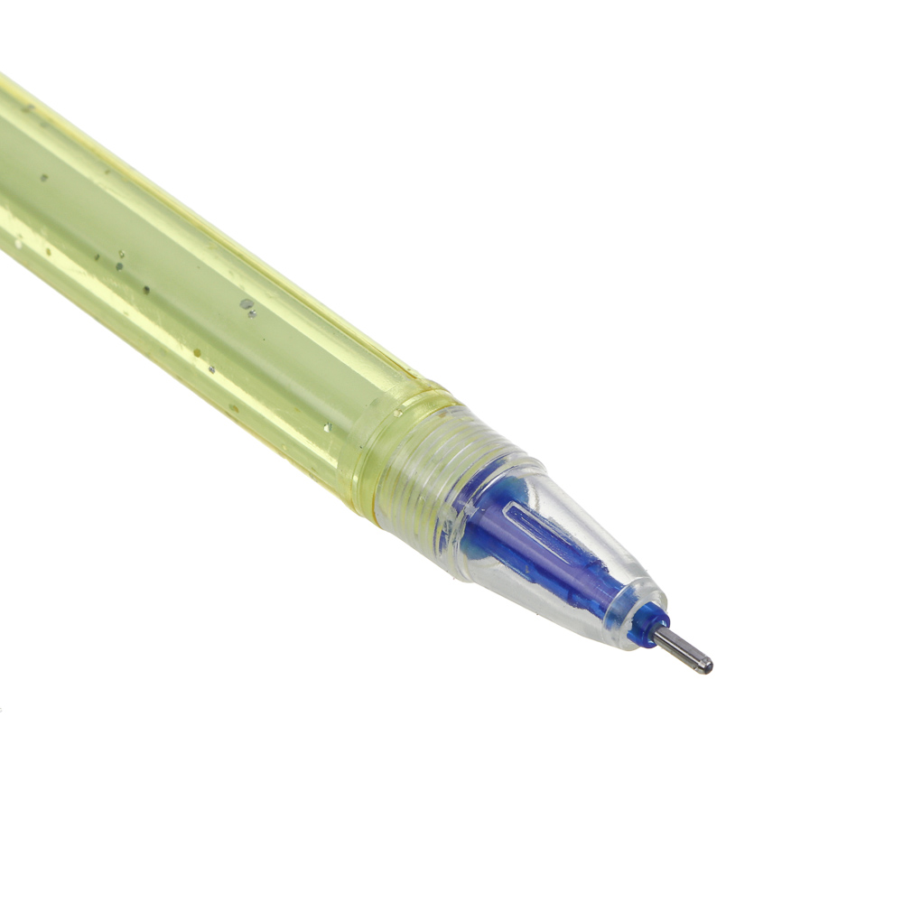 Ручка гелевая "Пиши - стирай" синяя, с точилкой на подвесе, корпус 17 см, 4 дизайна, арт.№ 591-008