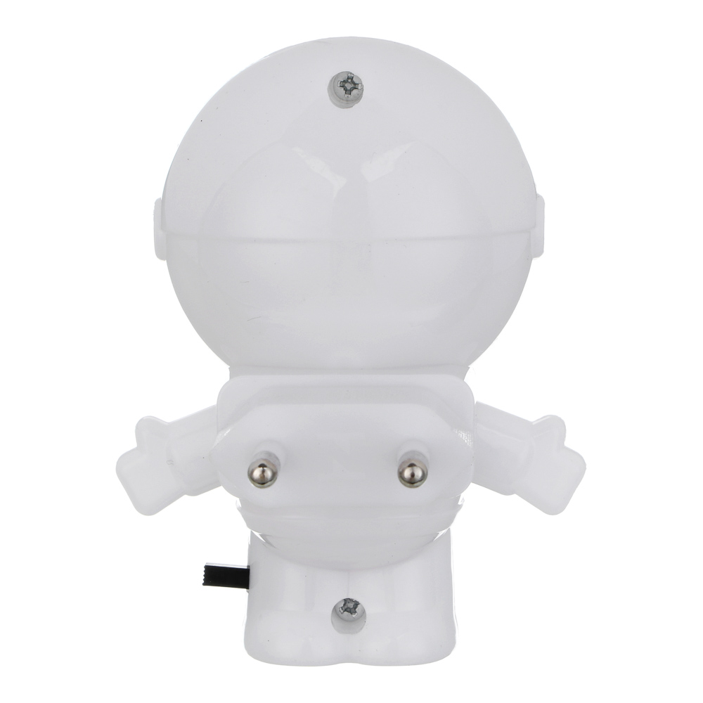 Светильник-ночник в розетку BY Космонавт светодиодный, 1Вт, 9см, 230В, пластик, белый, арт.№ 417-189