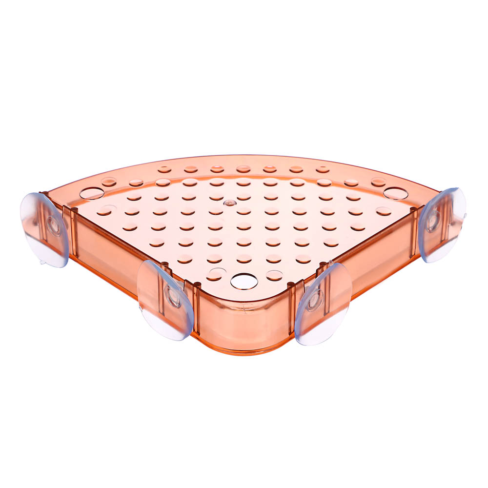 VETTA Держатель угловой для банных принадлежностей на присосках, ПС, 18x25,5x3см, 3 цвета, арт.№ 478-046