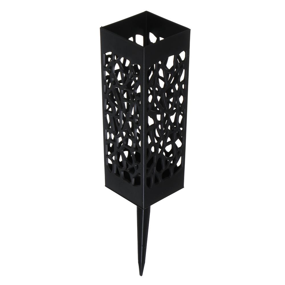 Вазон ритуальный с колышком тм INBLOOM, 6х28 см, пластик, арт.№ 164-399