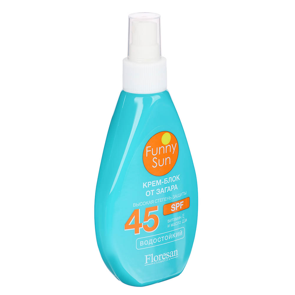 Крем-блок от загара Floresan SPF 45, 160мл, арт.№ 997-001