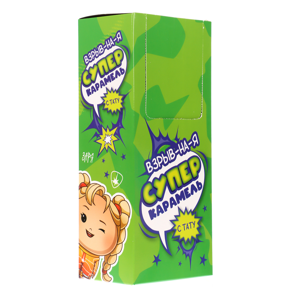 BY Русские Супергерои Карамель взрывная с тату 1 гр., арт.№ 347-214