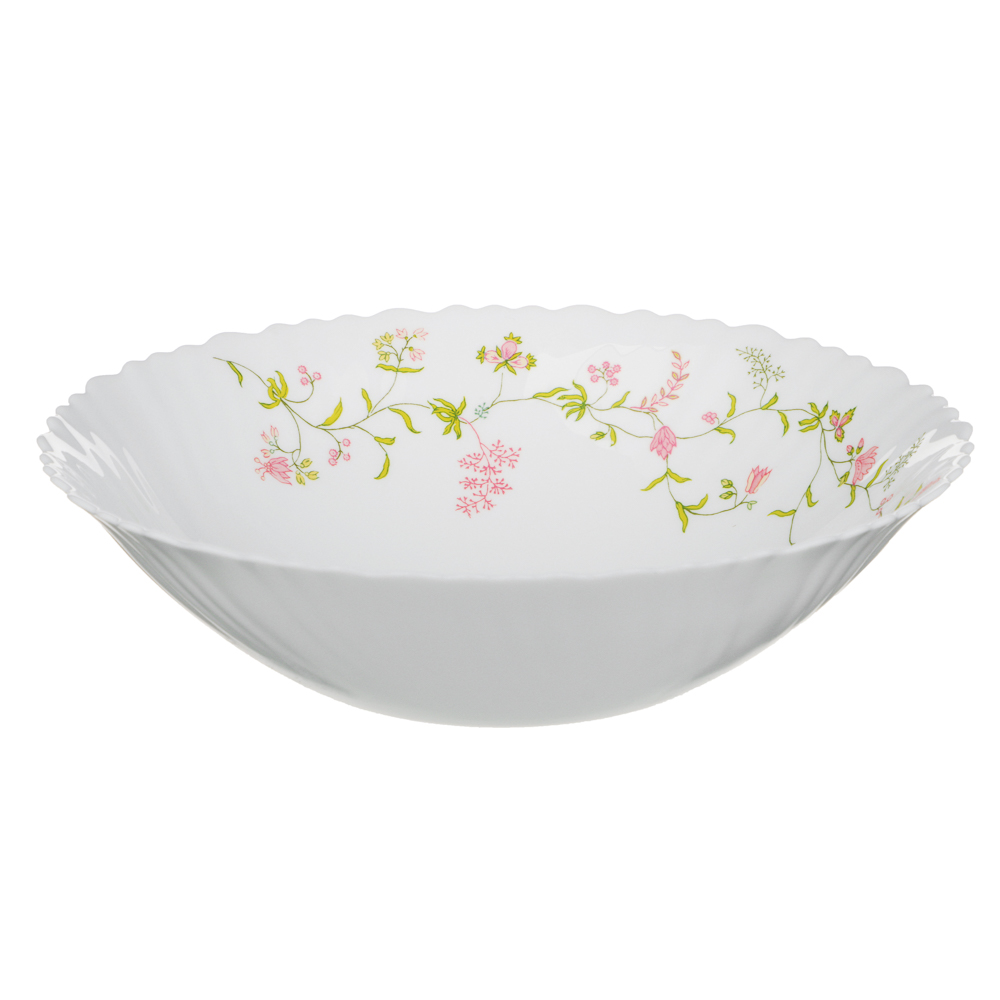 MILLIMI Клавель Салатник опаловое стекло 24см, арт.№ 818-005