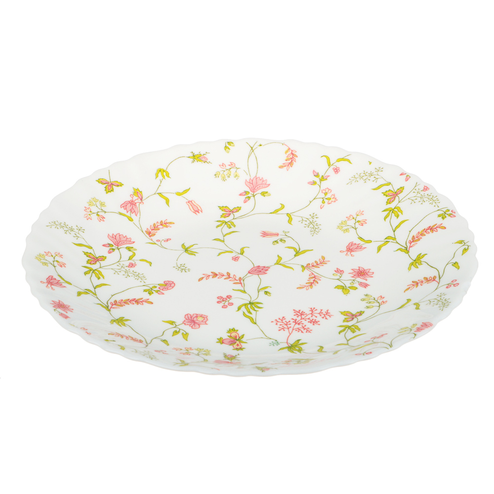 MILLIMI Клавель Тарелка десертная опаловое стекло 19см, арт.№ 818-006