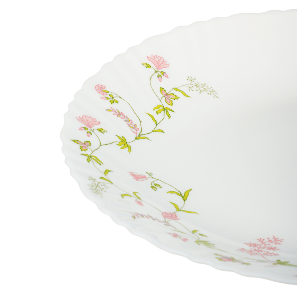 MILLIMI Клавель Тарелка подстановочная опаловое стекло 24см, арт.№ 818-007