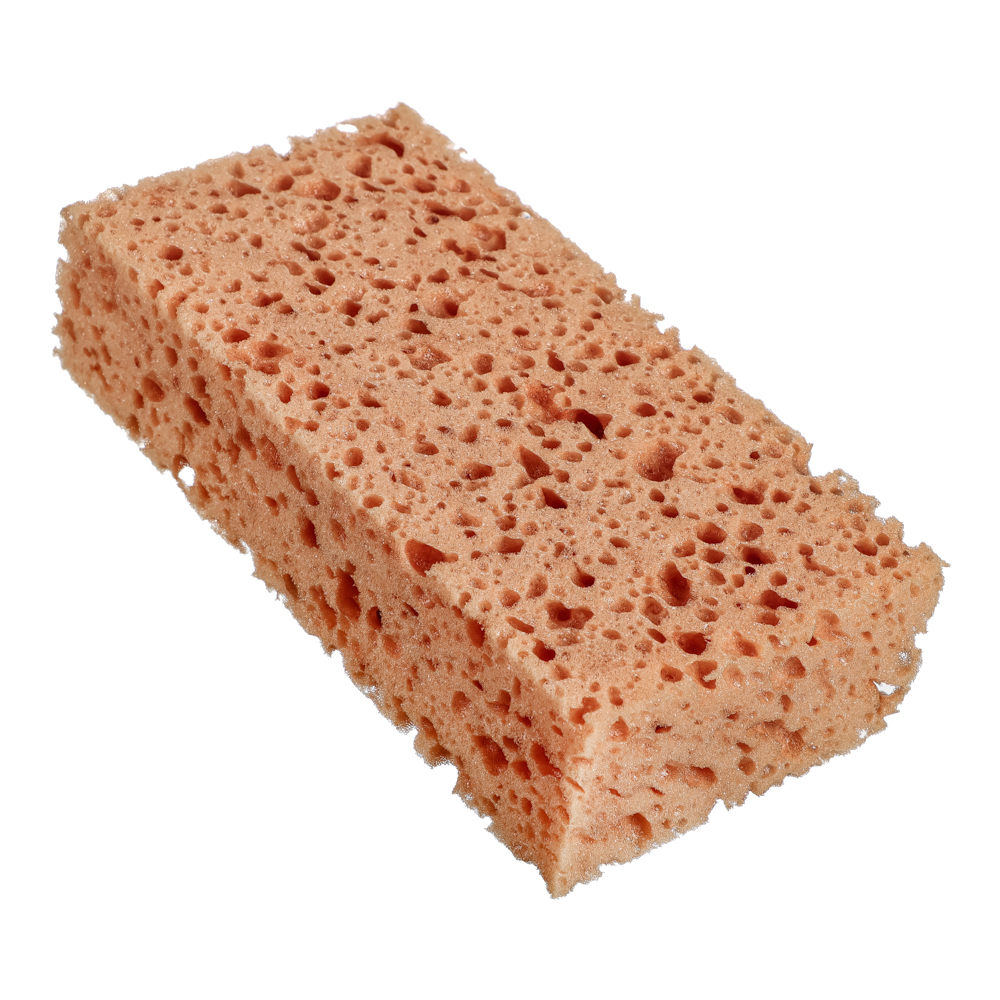 ЕРМАК Губка поролоновая Кирпич ОПТИМА, 19х10х5см, крупнопористая, арт.№ 728-001