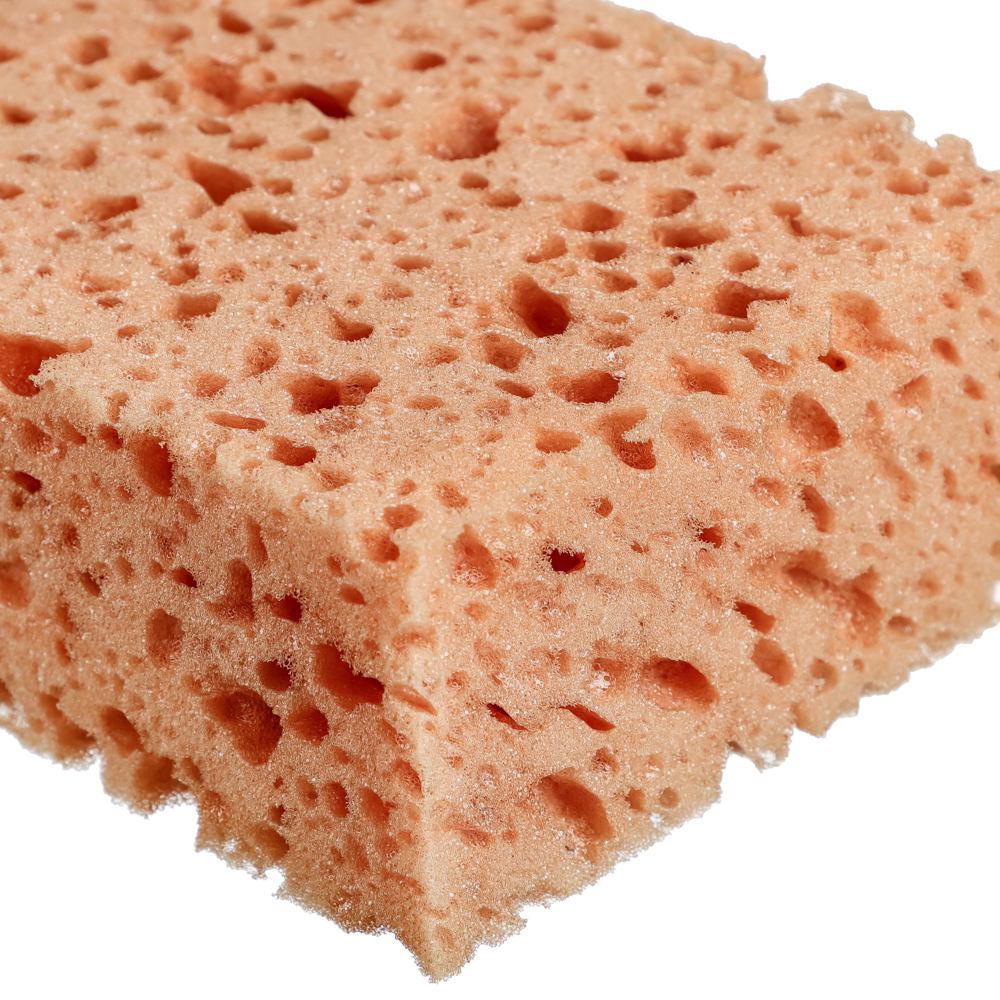 ЕРМАК Губка поролоновая Кирпич ОПТИМА, 19х10х5см, крупнопористая, арт.№ 728-001