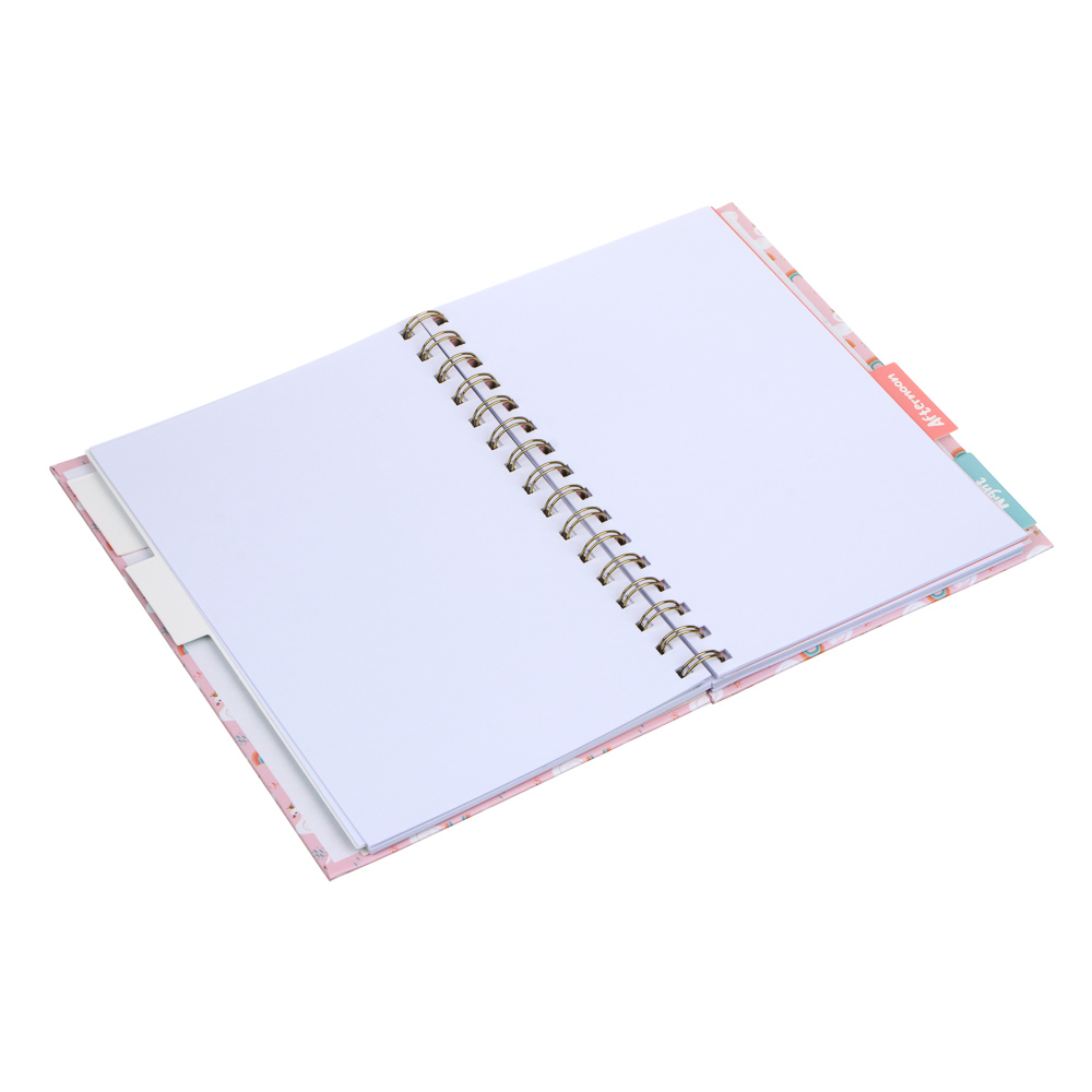 ЦАРЕВНА ЛЕБЕДЬ Записная книжка, 21х14,8см, 80 листов, твердая обложка, спираль, разделители, арт.№ 524-225