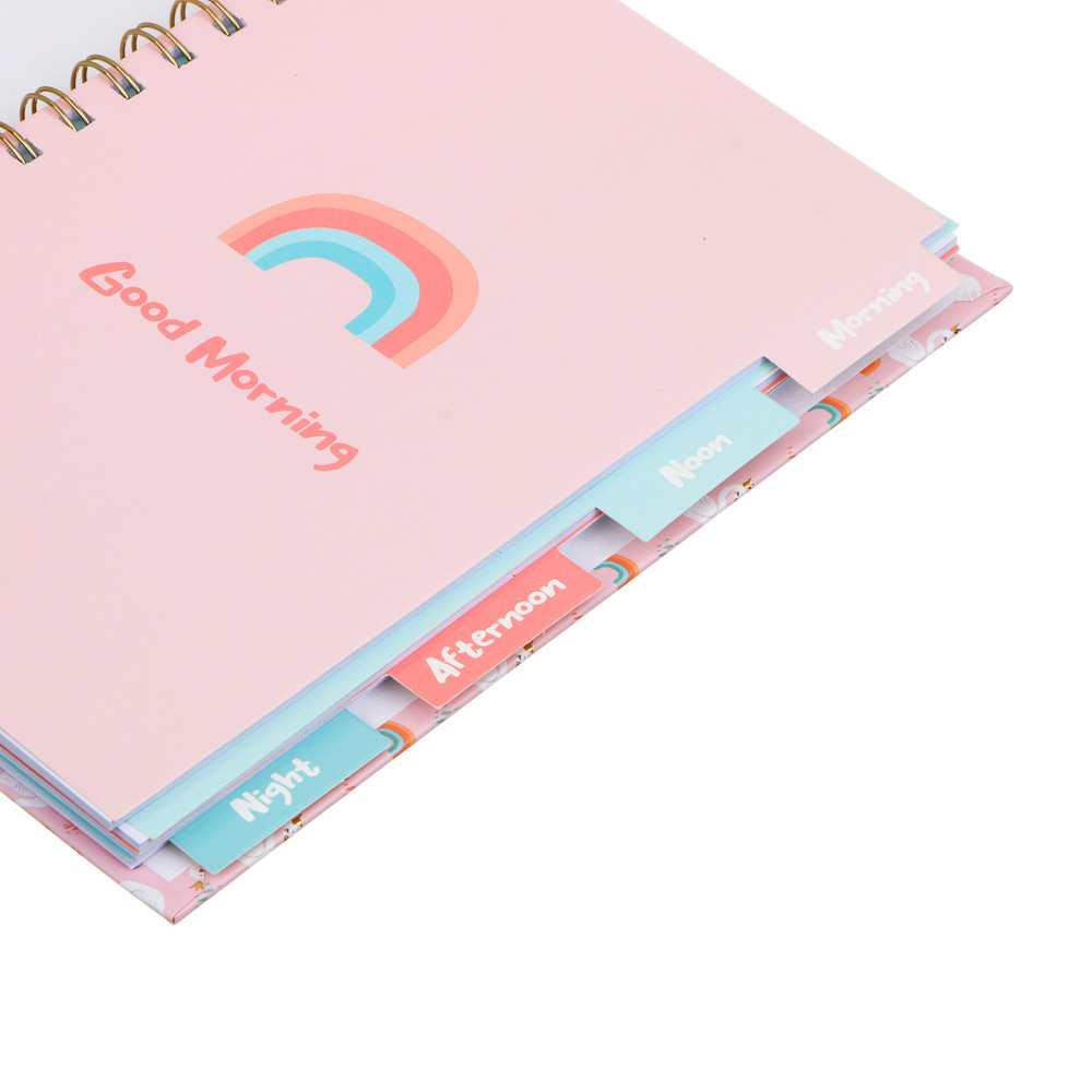 ЦАРЕВНА ЛЕБЕДЬ Записная книжка, 21х14,8см, 80 листов, твердая обложка, спираль, разделители, арт.№ 524-225