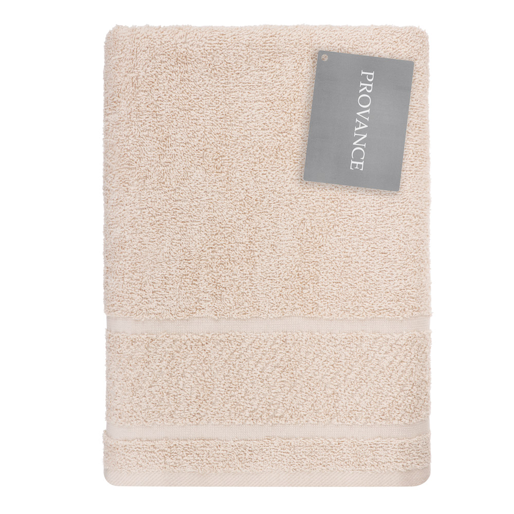 PROVANCE Виана Полотенце махровое, 100% хлопок, 50х90см, 450гр/м, бежевый, арт.№ 484-012