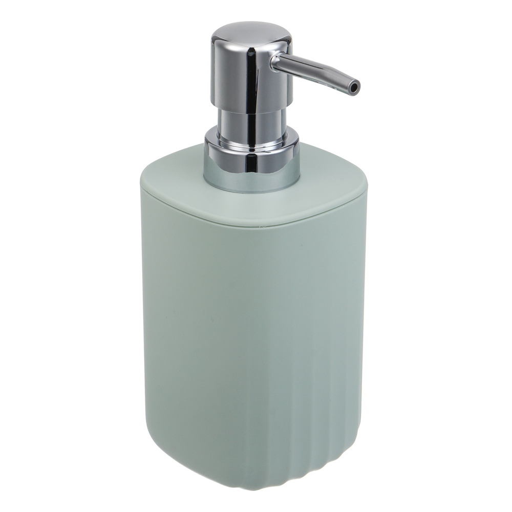 Диспенсер для жидкого мыла тм VETTA Сидней, 250мл, пластик, PP, оливковый, 7x16см, арт.№ 463-574