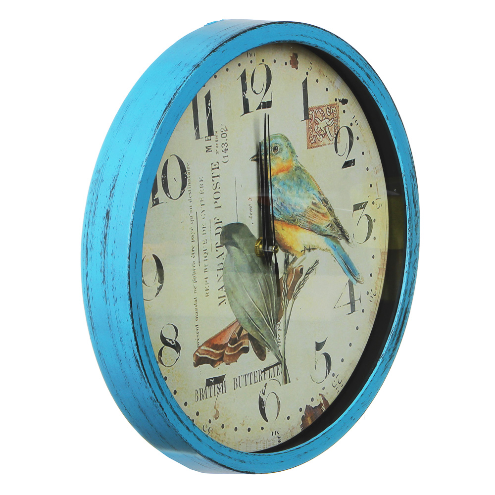 LADECOR CHRONO Часы настенные с рисунком, d30см, 1хАА, пластик, 2 вида, арт.№ 581-733