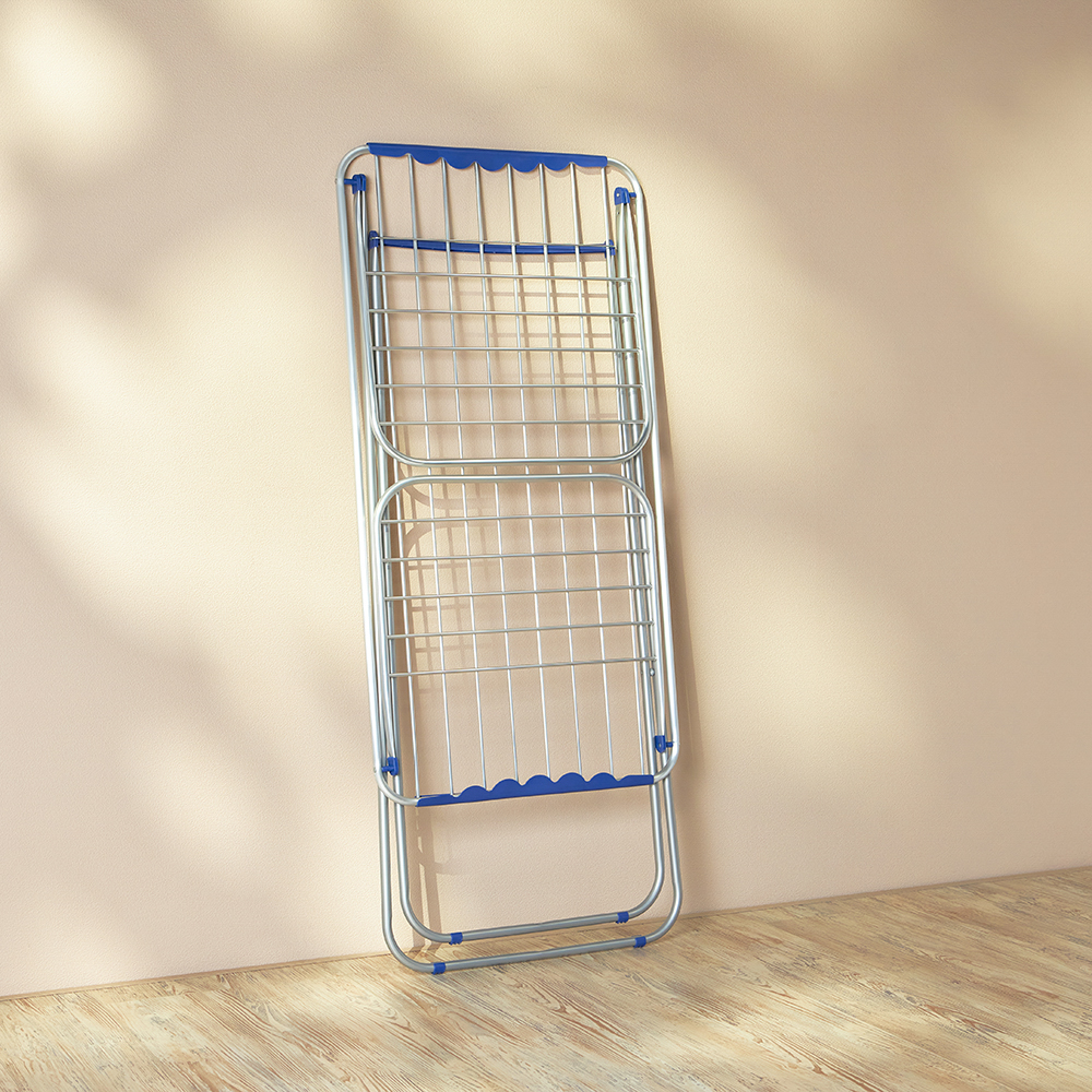 Сушилка для белья тм VETTA, напольная, алюминий, 18м, арт.№ 452-018