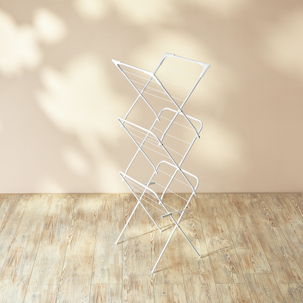 VETTA Сушилка для белья напольная, вертикальная, окрашенная сталь, 44х47х129 см, арт.№ 452-077