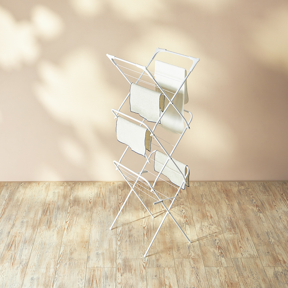 VETTA Сушилка для белья напольная, вертикальная, окрашенная сталь, 44х47х129 см, арт.№ 452-077