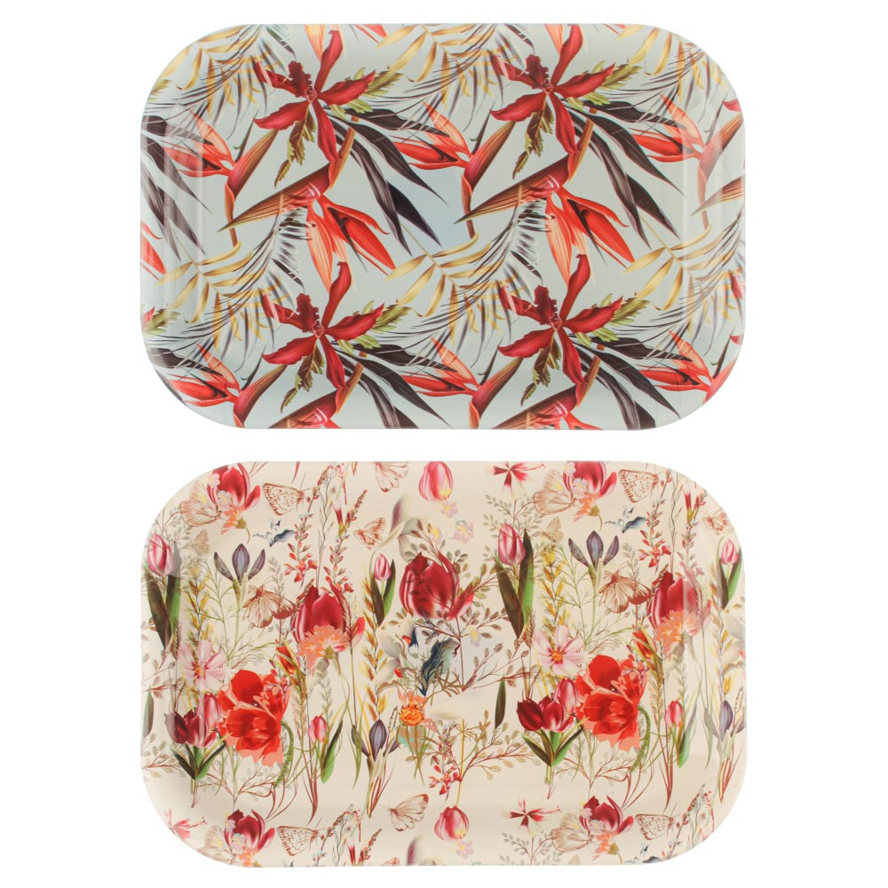 Поднос Фантазия-1, 33,5х22,5х1,7см, 2 дизайна, полипропилен, арт.№ 862-328