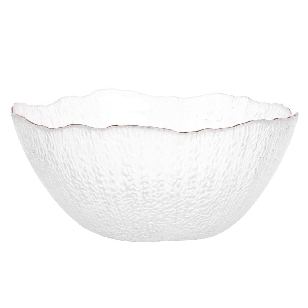 MILLIMI Винтаж Салатник 20см, 1100мл, стекло, золото, арт.№ 820-668