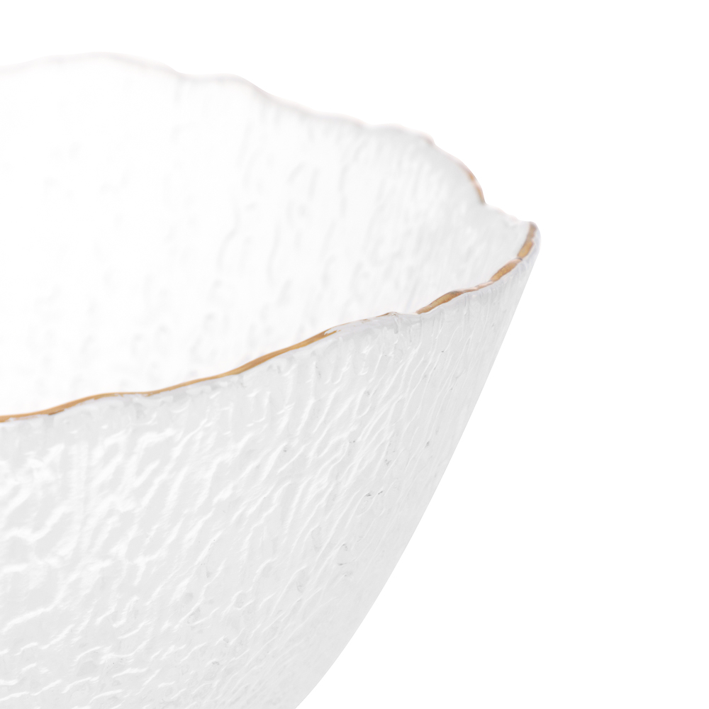 MILLIMI Винтаж Салатник 20см, 1100мл, стекло, золото, арт.№ 820-668