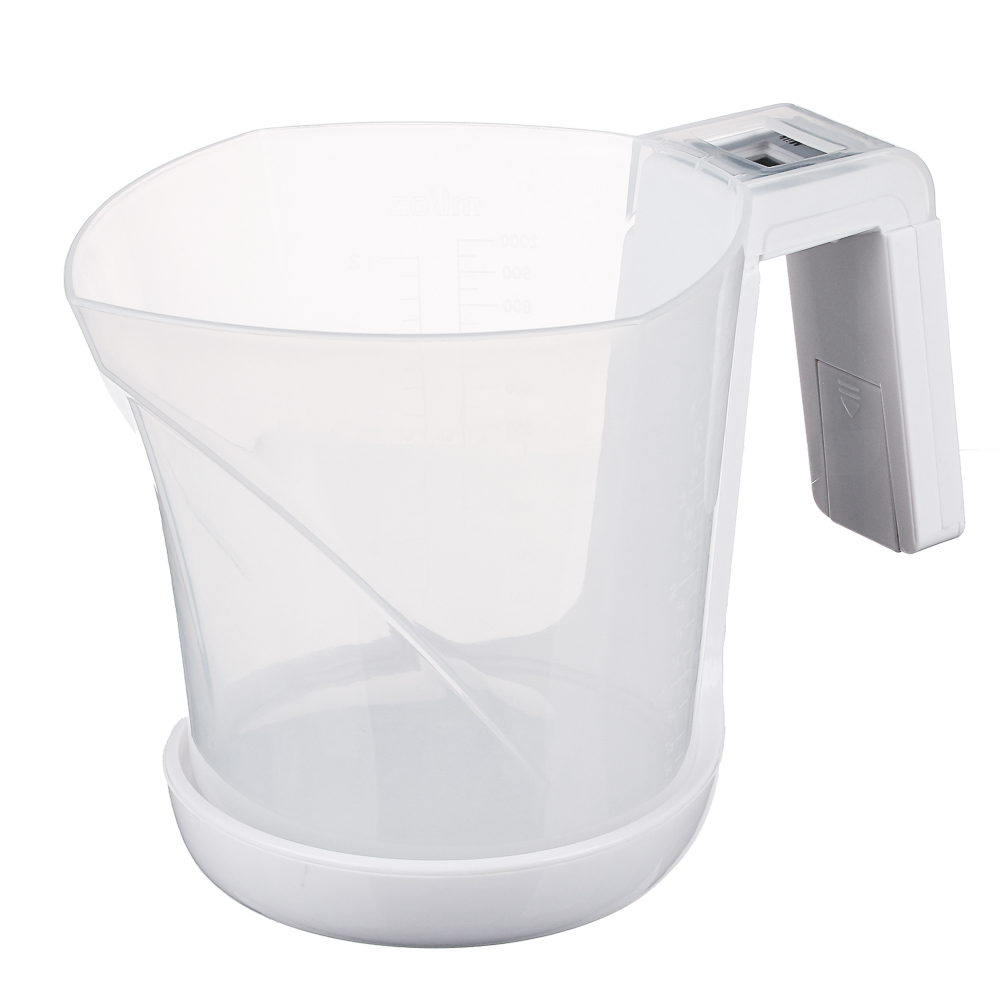 LEBEN Весы кухонные электронные, кувшин 1 л, макс.нагрузка до 5кг (точн. измер. 1 гр), LCD-дисплей, арт.№ 268-048