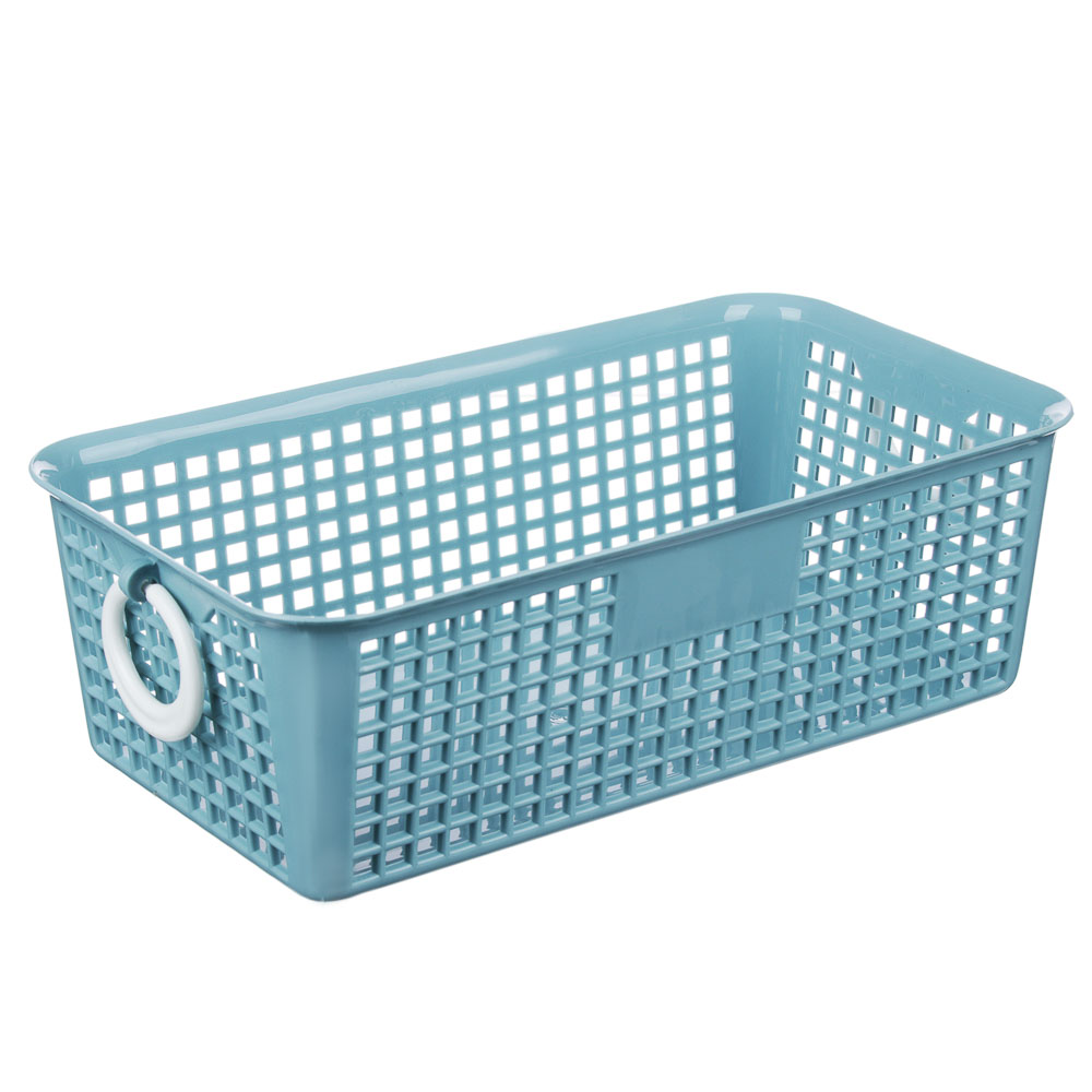 VETTA Блок для хранения мелочей "Корзина", 20x11x7см, пластик, 3 цвета, арт.№ 444-212