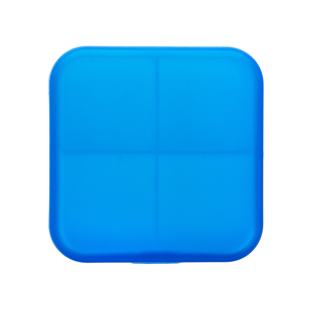 VETTA Бокс для таблеток, пластик, 4 ячейки, 6,5х6,5см, 3 цвета, арт.№ 444-219