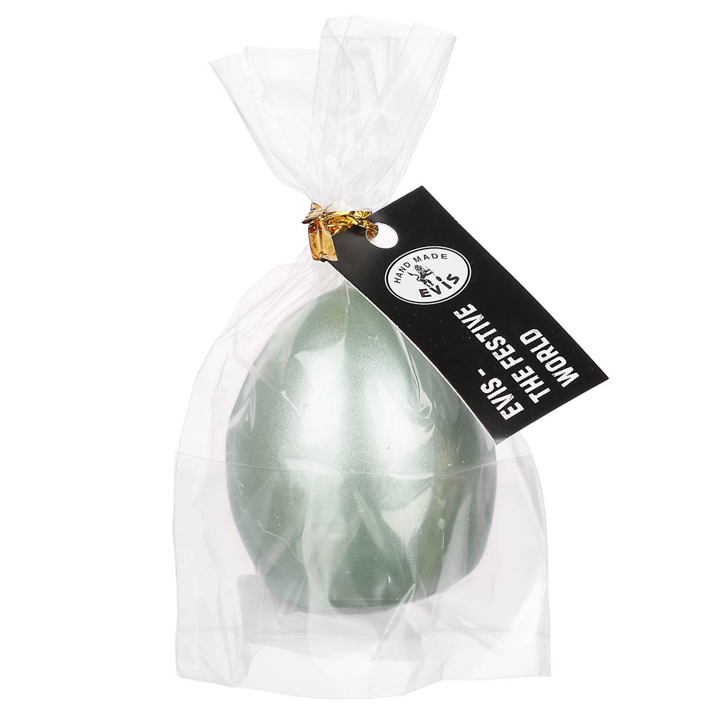 Свеча парафиновая в форме яйца,5 цветов 5,5x4,5 см, арт.№ 527-006