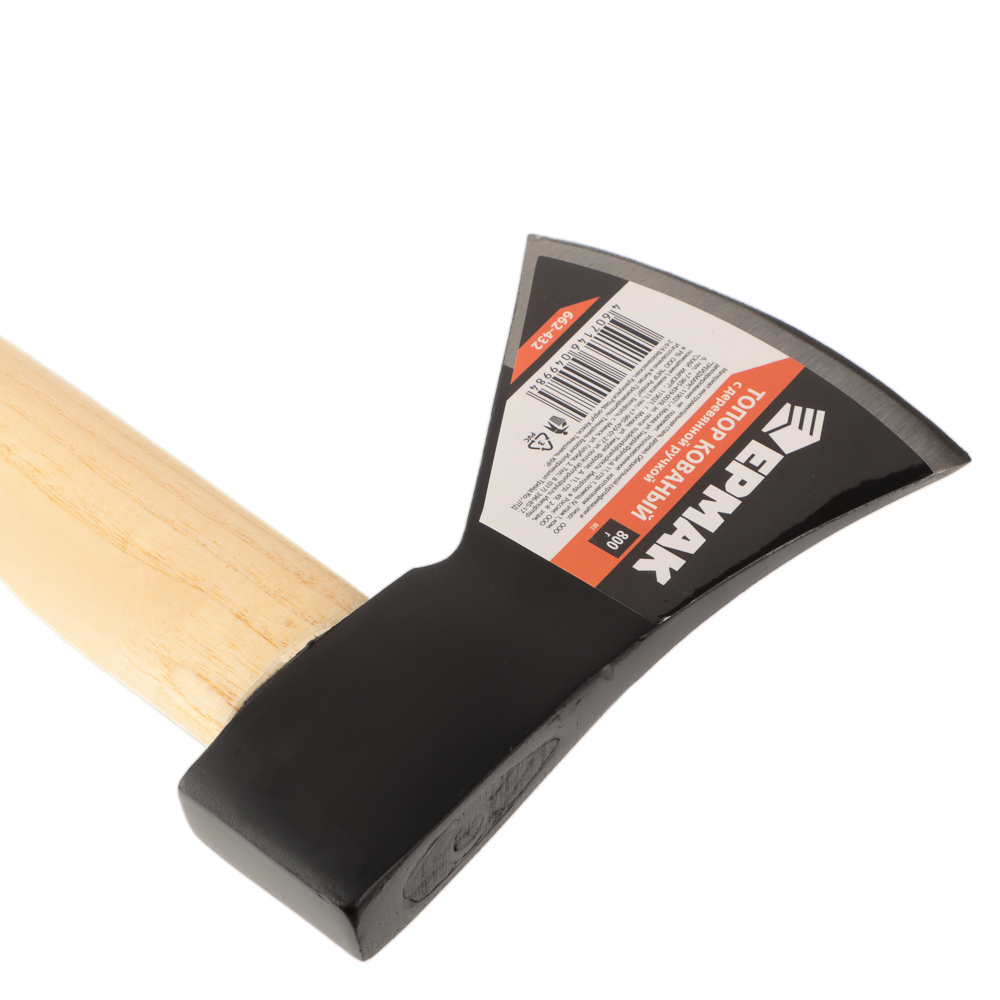 ЕРМАК Топор кованый с деревянной ручкой 800гр., арт.№ 662-432