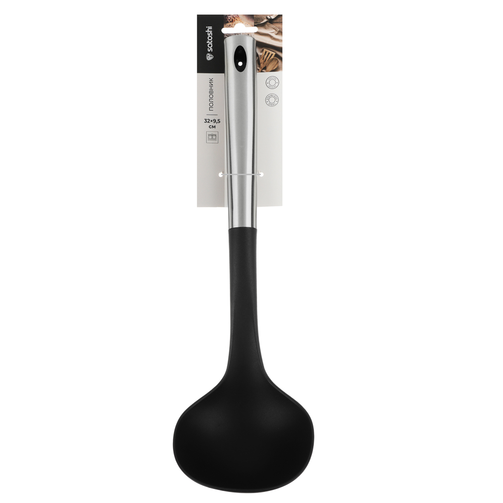 SATOSHI Монте Половник, 32х9.5см, нерж.сталь, нейлон, арт.№ 882-442