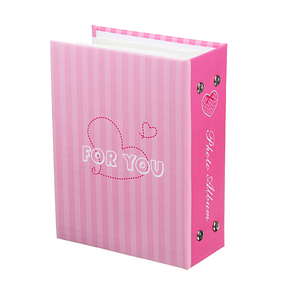 Фотоальбом на 96 фото, 16,5х12,5см, 10х15см, PP, картон, 14 дизайнов, арт.№ 401-020