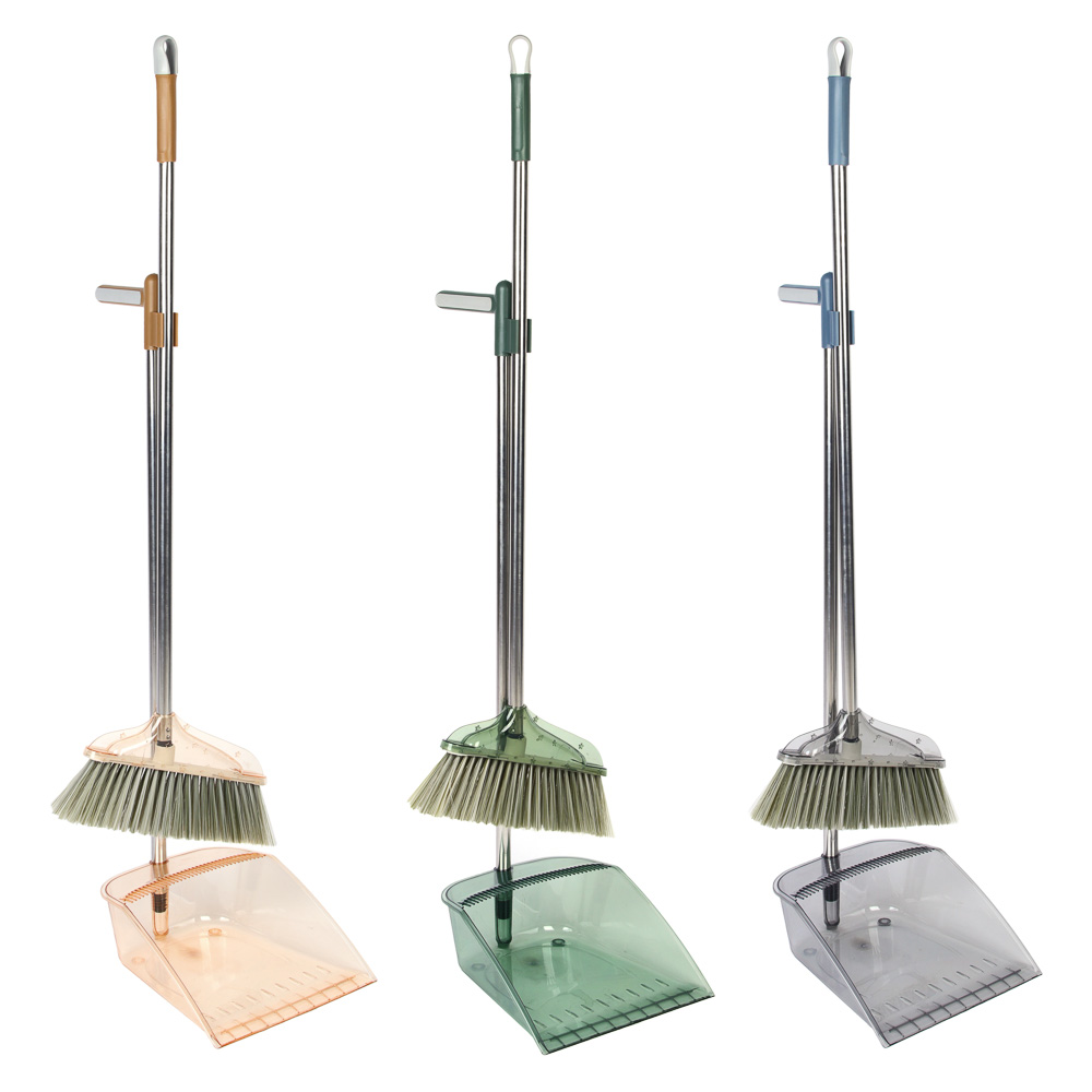 Набор для уборки с щеткой и совком тм VETTA, щётка: 91х32см, совок: 82х25см, полипропилен, арт.№ 445-008