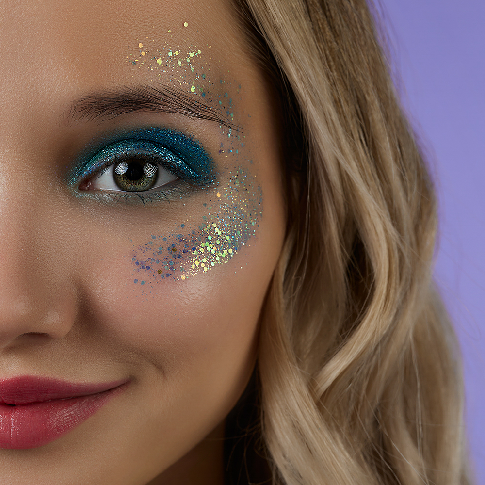 ЮНИLOOK Шайн Глиттер гелевый, 16г, тон 02, лавандовый, арт.№ 330-002