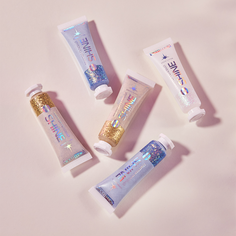 ЮНИLOOK Шайн Глиттер гелевый, 16г, тон 02, лавандовый, арт.№ 330-002