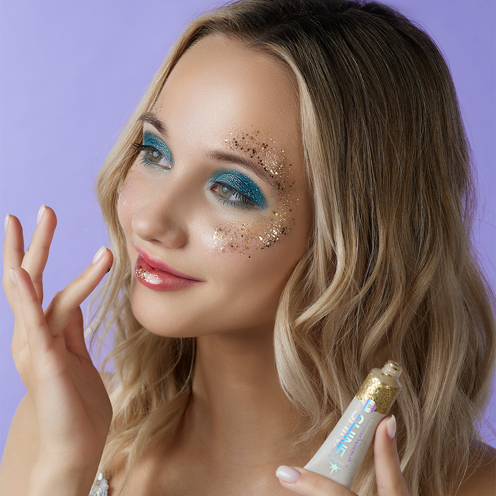 ЮНИLOOK Шайн Глиттер гелевый, 16г, тон 03, золотой, арт.№ 330-003