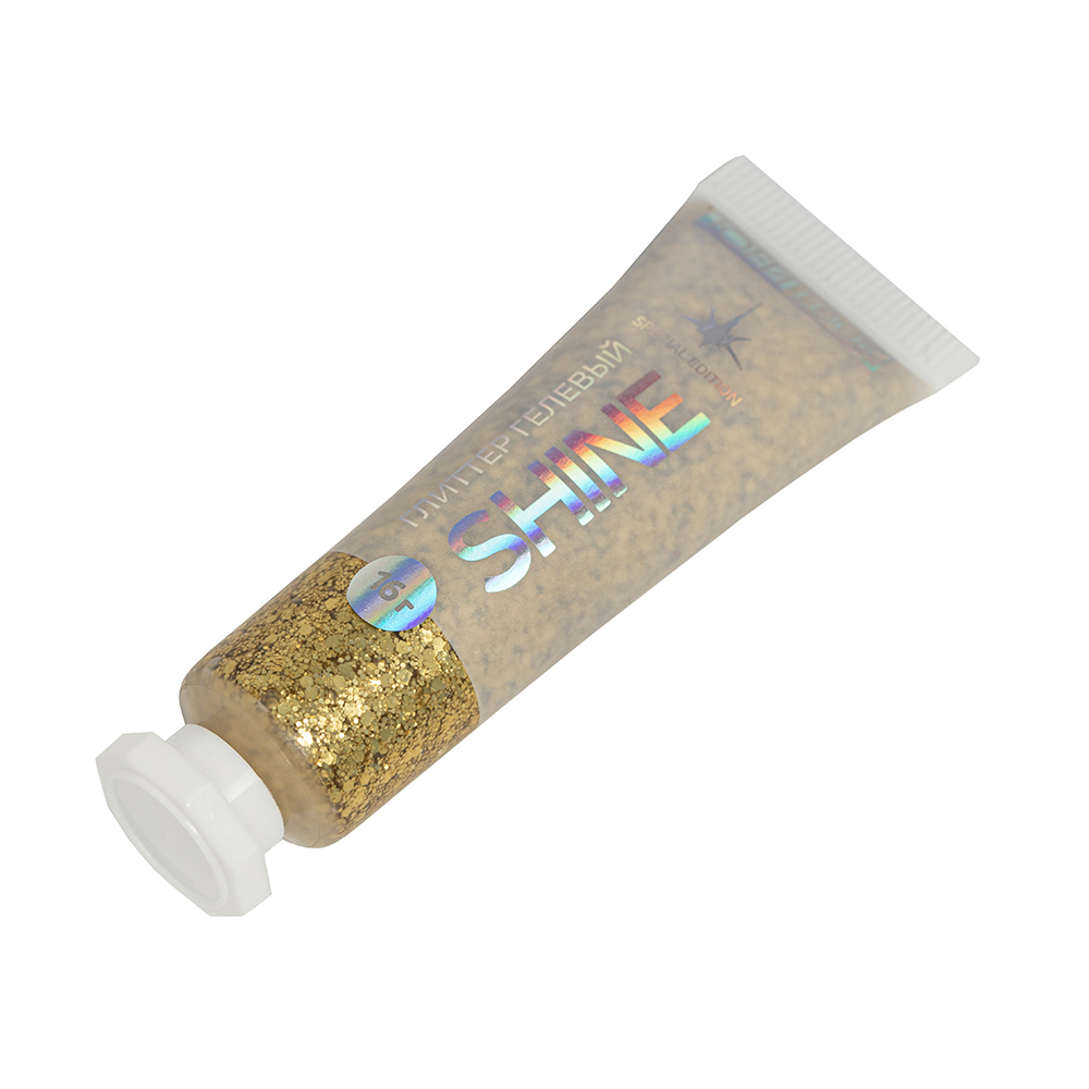 ЮНИLOOK Шайн Глиттер гелевый, 16г, тон 03, золотой, арт.№ 330-003