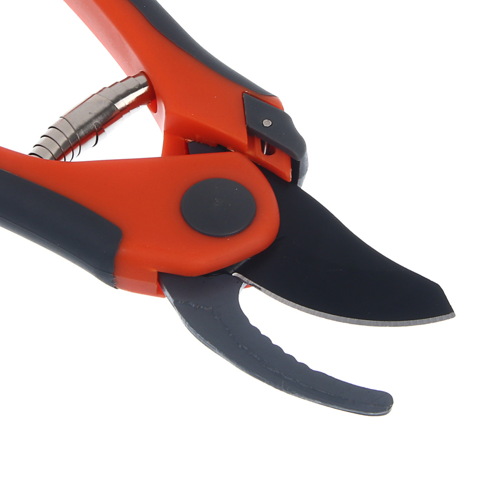 Секатор плоскостной тм INBLOOM 20,5см, углеродистая сталь 50, пластик, двухкомпонентные ручки, арт.№ 186-004