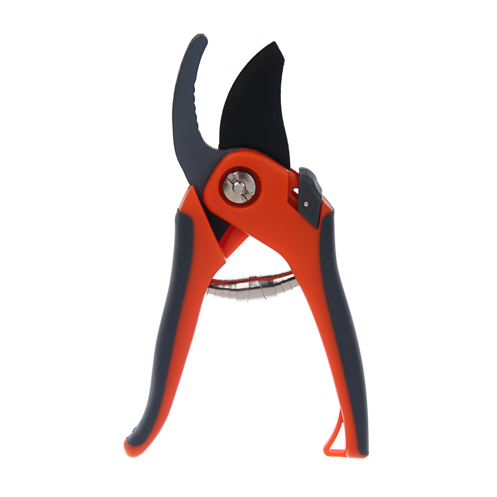 Секатор плоскостной тм INBLOOM 20,5см, углеродистая сталь 50, пластик, двухкомпонентные ручки, арт.№ 186-004