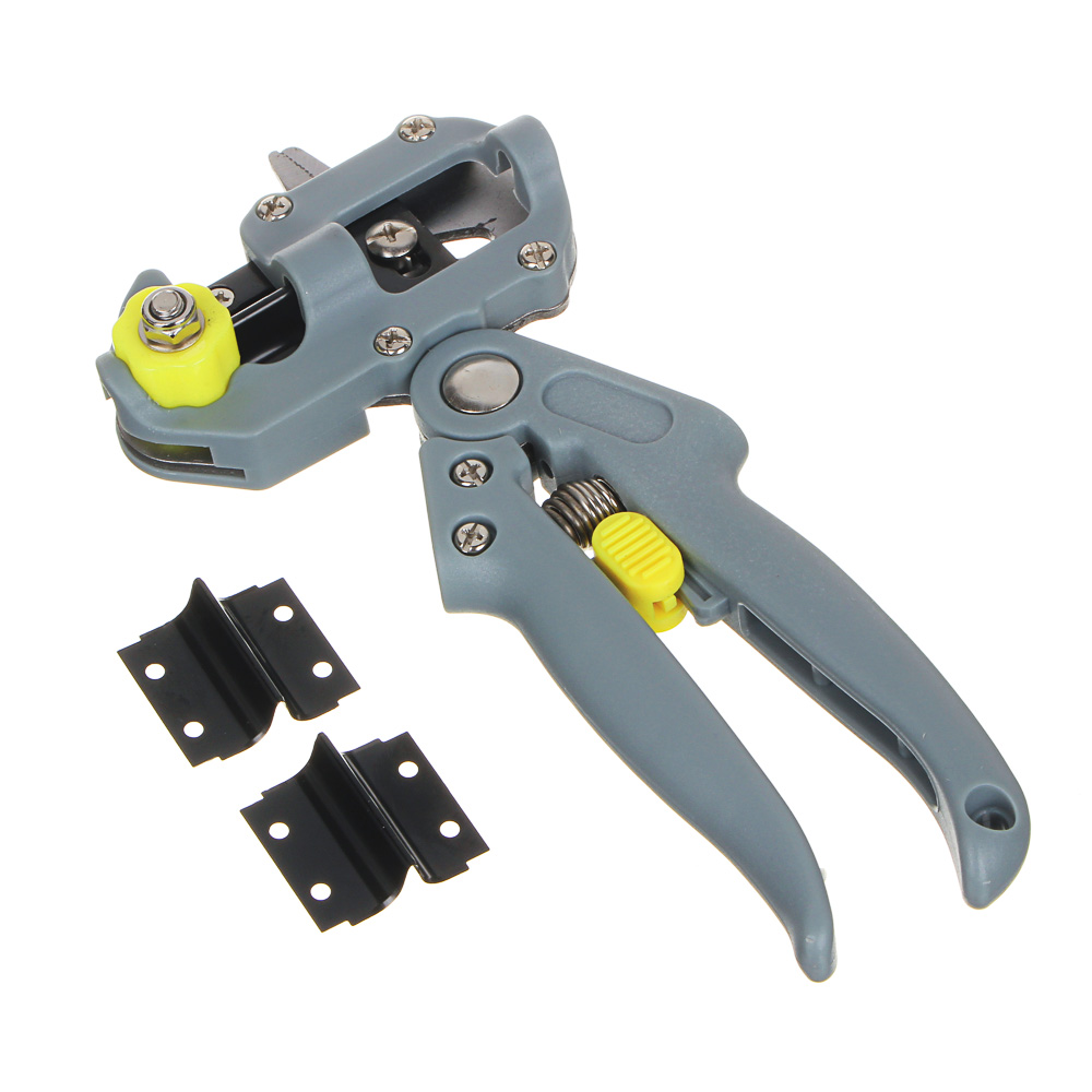 INBLOOM Секатор садовый прививочный, SK5 сталь, 3 лезвия в комплекте, арт.№ 186-040