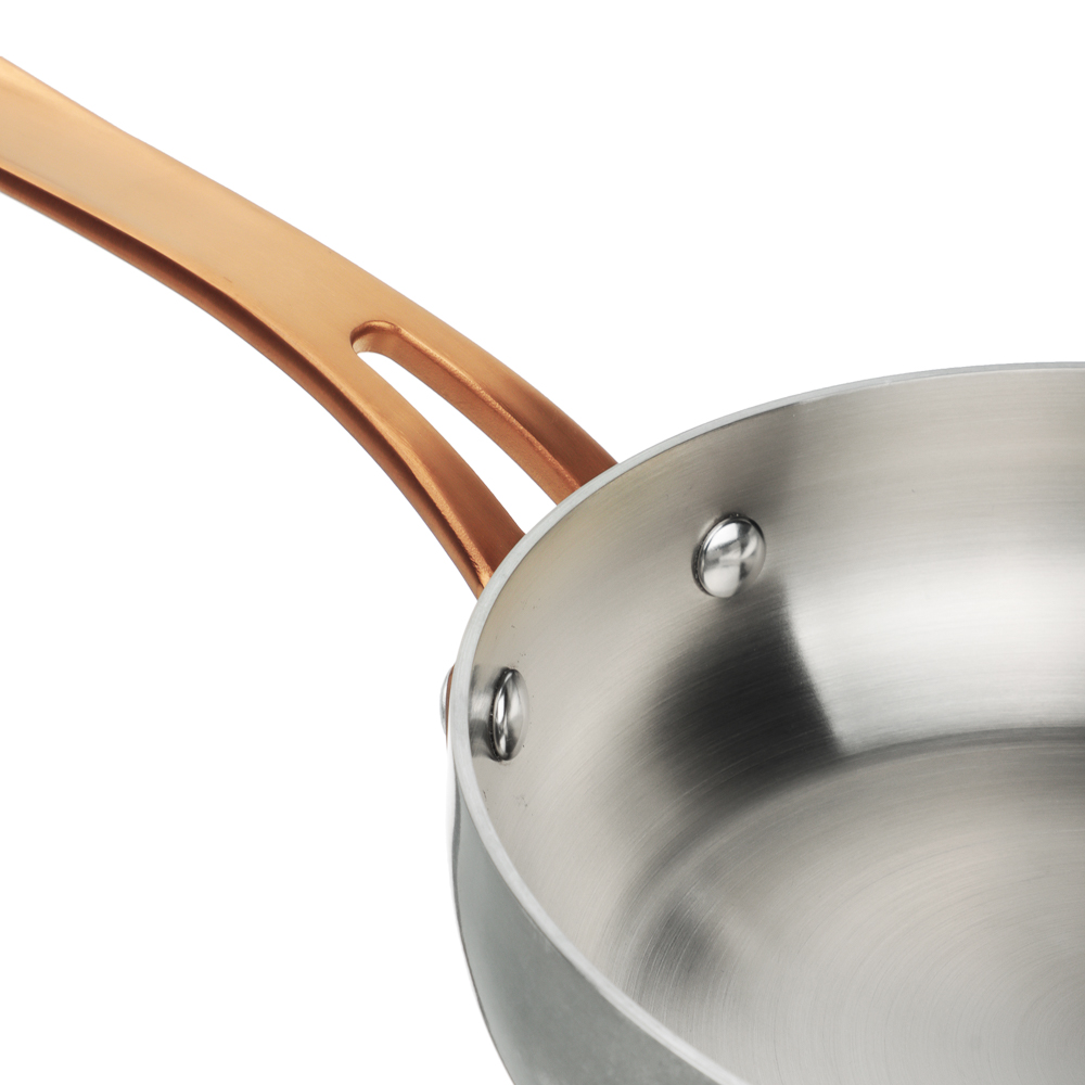 Ivlev Chef Ladoga Сковорода 20х4,5см индукция, нерж.сталь 18/10, арт.№ 822-259