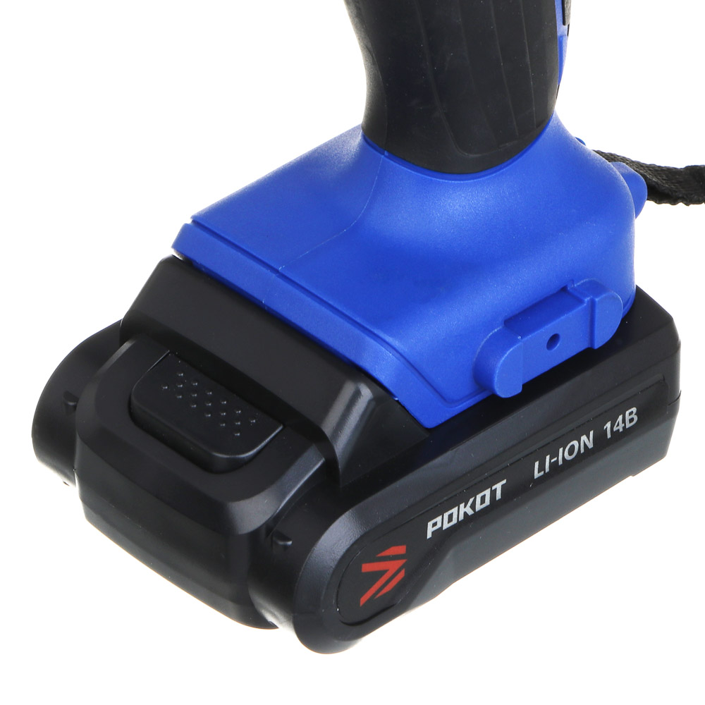 РОКОТ Дрель-шуруповерт аккум. ДША-14в, 0-550-1550 об/мин, 1,3 Li-on (1), 28 н*м, арт.№ 691-014