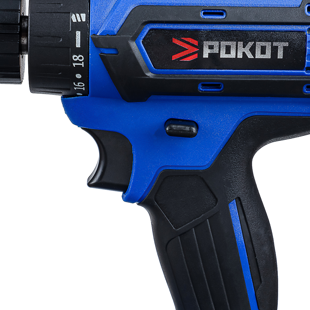 РОКОТ Дрель-шуруповерт аккум. ДША-18в, 0-450-1550 об/мин, 1,3 Li-on (1), 30 н*м, арт.№ 691-015