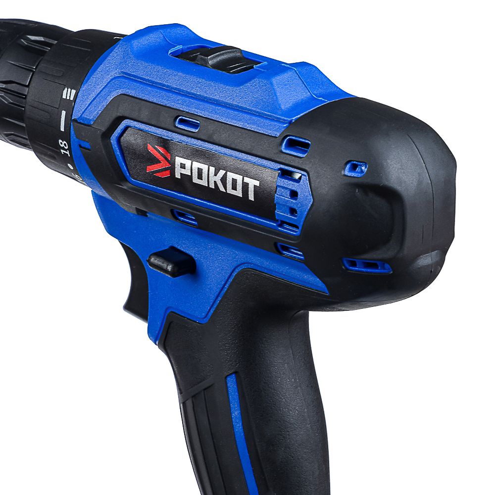 РОКОТ Дрель-шуруповерт аккум. ДША-18в, 0-450-1550 об/мин, 1,3 Li-on (1), 30 н*м, арт.№ 691-015