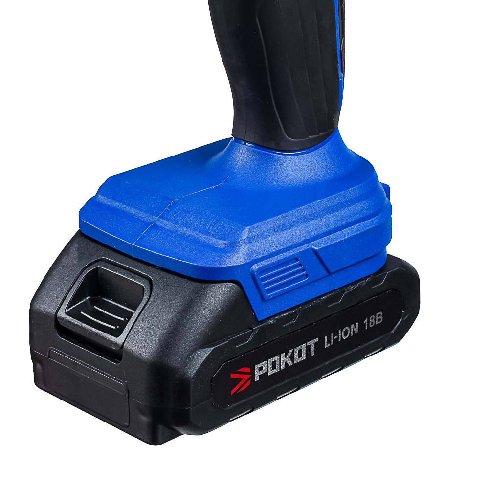 РОКОТ Дрель-шуруповерт аккум. ДША-18в, 0-450-1550 об/мин, 1,3 Li-on (1), 30 н*м, арт.№ 691-015