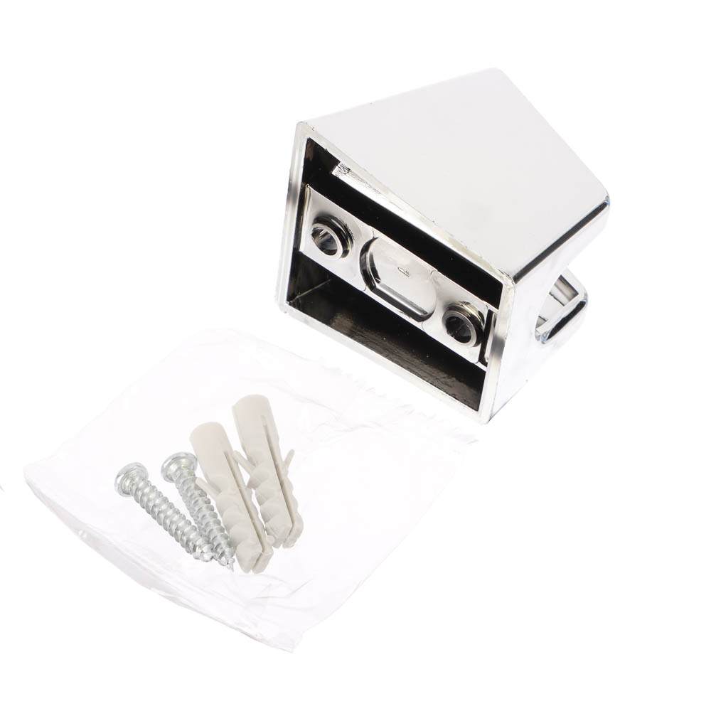 Держатель для лейки душа, настенный, двухрежимный, пластик, хром, арт.№ 571-021